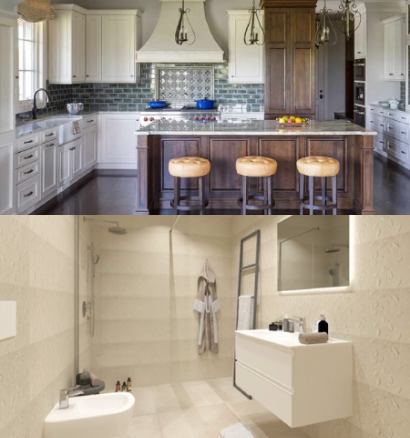 Kitchens and Bathrooms